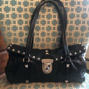 Prada Rockstud Shoulder Purse